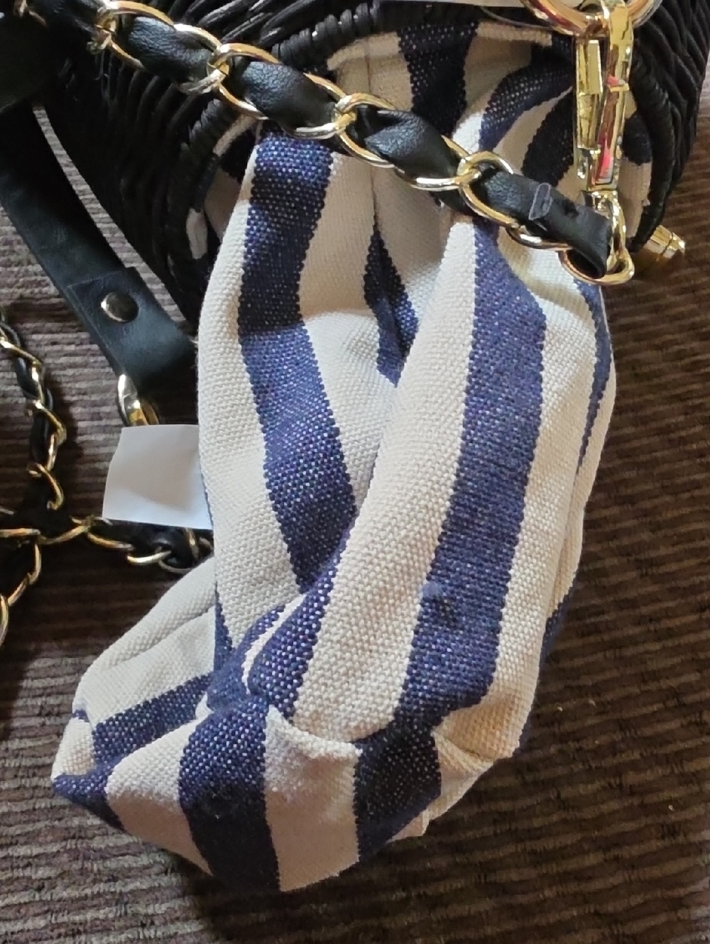 Free People Black wicker xbody bag NWT - Picture 14 of 15